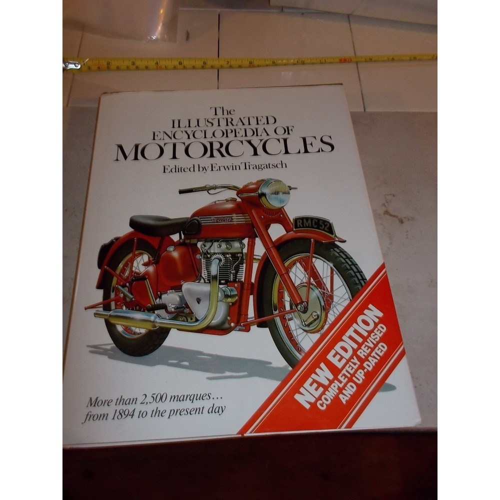 The Illustrated Encyclopedia of Motorcycles Erwin Tragatsch Hardcover Book 1980s